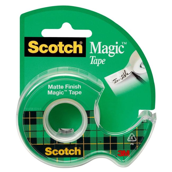 Scotch Magic Tape, 3/4 x 1000 Inches, Boxed, 16 Rolls (810K16)