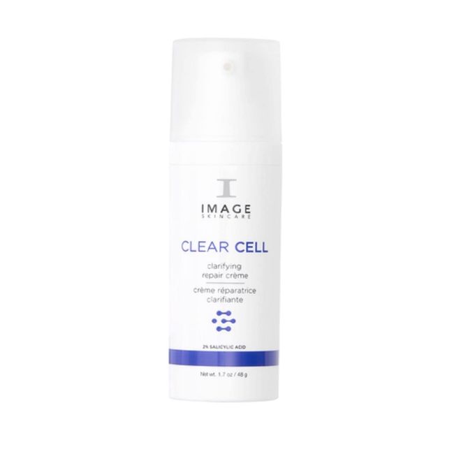 IMAGE Skincare, CLEAR CELL Clarifying Repair Crème, Facial Night Cream Gel Moisturizer for Oily Prone Skin, 1.7 oz