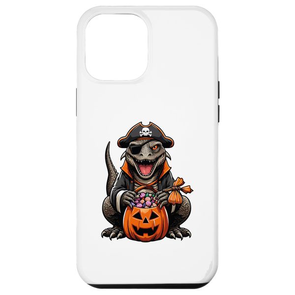 iPhone 13 Pro Max Halloween Iguana Pirate Eye Patch Candy Bag Treasure Spooky Case