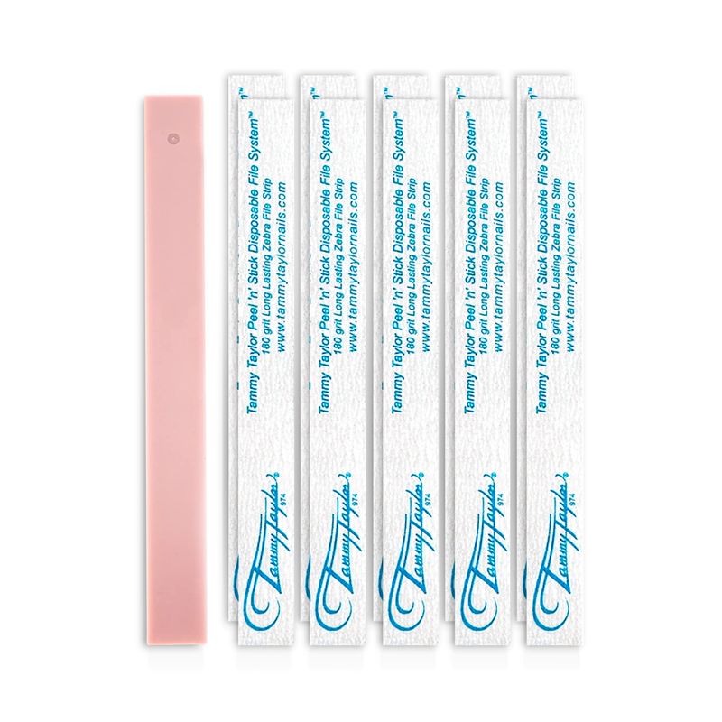 Tammy Taylor Natural Nail Art Files | Peel 'N' Stick Disposable Zebra ...