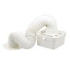 Manrose - Indoor Tumble Dryer Venting Kit With Gravity Grille 41704