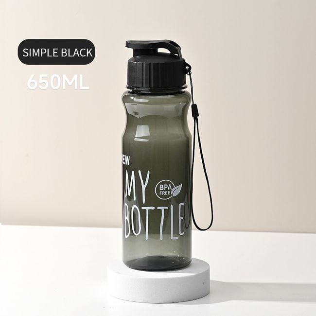 Transparent Water Bottle Portable Sport Cup For Drinking Kitchen