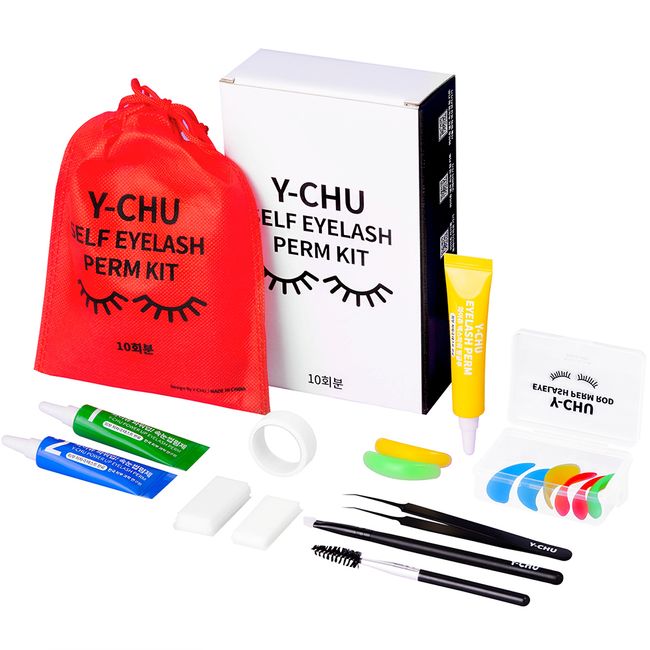 Y-Chu Power-Up Self Eyelash Perm Kit Season 2 10 types, affordable set (10 servings)