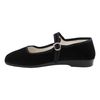 Japanwelt Original China Velvet Ballet Flats - Women's Shoes in Many Colours Size 33-42, black