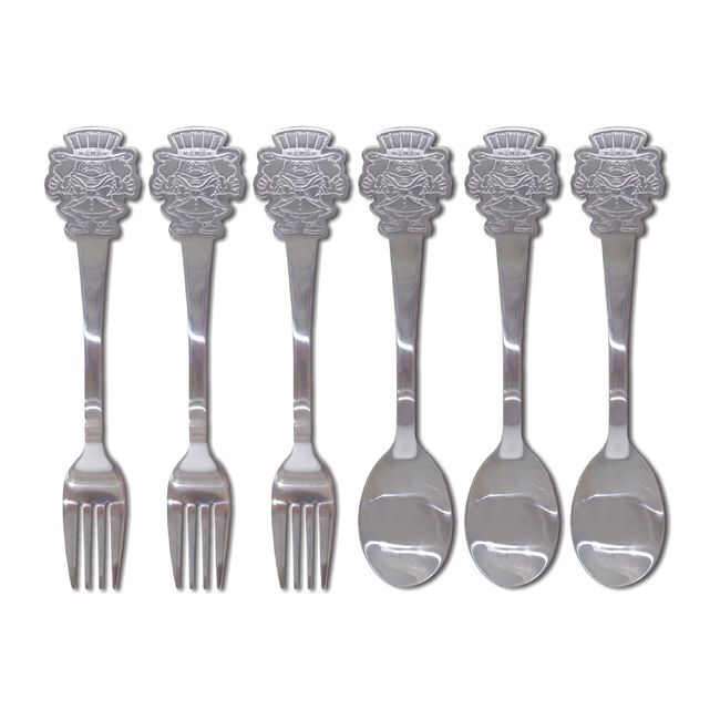 Juggler Cutlery Set of 3 Forks and 3 Spoons Stainless Steel Juggler