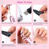 Saviland Electric Nail Files - Electric Nail Drill【Adjustable Speed】Nail Drill【Low Noise&Heat】Portable Nail Files , 20000 RPM with 7PCS Nail Drill Bits 51Pcs Sanding Bands for Gel Nails Acrylic Nails