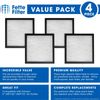 Filter Compatible with Holmes E HAP116Z HAPF115 Air Purifier Device - Pack of 4