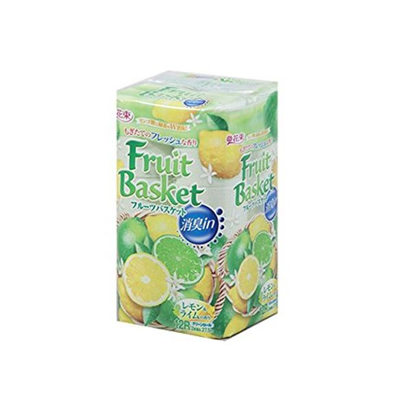 丸富製紙 Fruit Basket Deodorant in Lemon & Lime Double 27.5 m 12rx8p