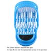 Blue Foot Massager Cleaner With Suction Cups Exfoliating Slipper For Easy Use