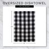 DII Basic Solid Dishtowel Collection Cotton Flat Woven, Small Set, 18x28, Barn Red, 6 Piece