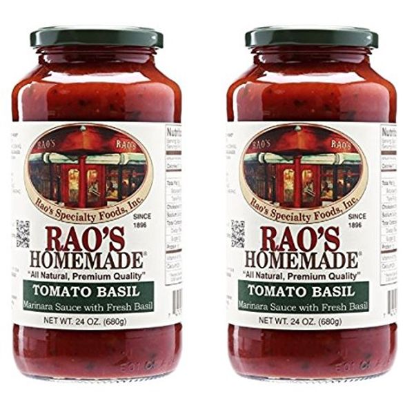 Raos Specialty Food Rao's Tomato Basil Sauce, 24 oz (Pack of 2)