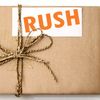 Rush Rubber Stamp Size 1/2" Tall x 1-5/8" Wide