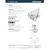 Speakman, Polished Chrome S-2005-HB Hotel Anystream High Pressure Shower Head-2.5 GPM Adjustable Replacement Bathroom Showerhead