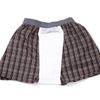 Trunks with Pads for Minor Leakage, For Men and Men, 50cc Absorption, No Stains, Invisible, For Residual Urine Feeling, Brown, Size M