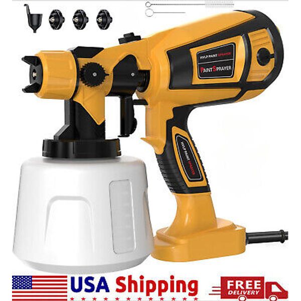 1400ML Electric Paint Sprayer 1000W Spray Gun Handheld Painting Gun Tool Nozzles