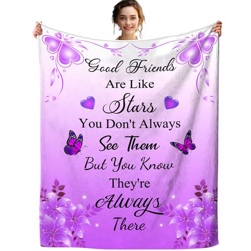 Ehutos Gifts for Friend Blanket Throw Friends Birthday Gifts Ideas for Bestie BFF Women Girls Mothers Day Blankets to My Friend Friend Gifts 60"X50"