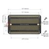 ElectroCookie Prototype PCB Solderable Breadboard for Electronics Projects Compatible for DIY Arduino Soldering Projects, Gold-Plated (5 Pack + 1 Mini Board, Matte Black)