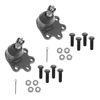 Front Driver & Passenger Side Upper & Lower Ball Joint Set Compatible with 88-05 Chevrolet GMC