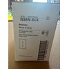 Eaton Toggle wallplate, White, Toggle Cutout, Thermoset, Single- gang, Mid-size,