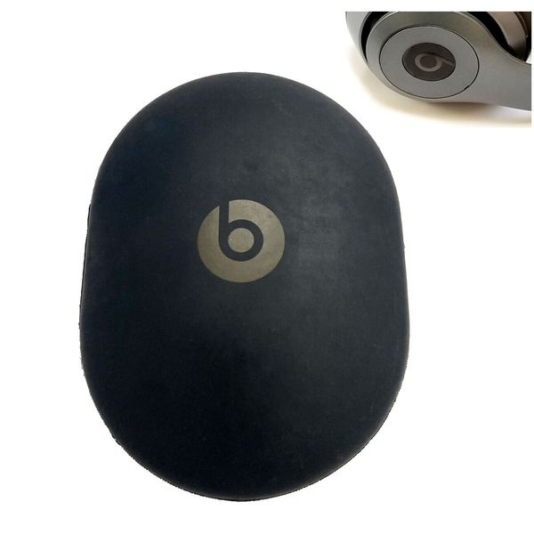 Black Hard Case Carrying Bag Compatible  BEATS STUDIO Pro Headphones. Case Only.