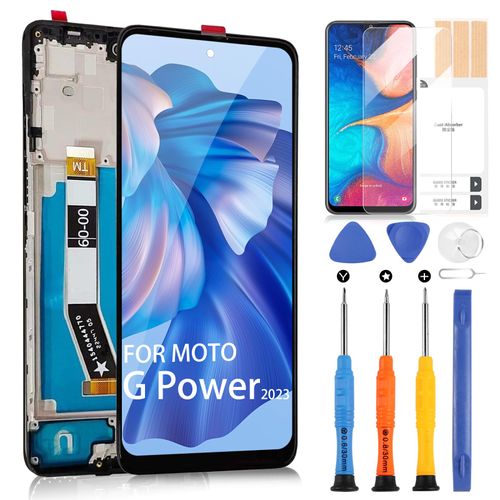 for Motorola Moto G Power 5G 2023 Screen Replacement - for Moto G Power 2023 LCD Display XT2311-3 XT2311-4 XT2311-5 XT2311-1 Touch Screen Digitizer Full Assembly with Tools (Black with Frame)