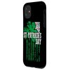 St Patricks Day Clover Shamrock Flag Design Case for iPhone 11