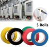 Electrical Wire Tape Assorted Colors Flame Retardant 5 Pack Set General Purpose