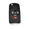 Mitsubishi Flip Key Replacement Housing Shell Case 4 Button Blank Uncut USA