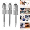 Lamsimoy 3Pcs Brass Soldering Tips USB Soldering Iron Welding Soldering Tips for E10 Interface Soldering Stations