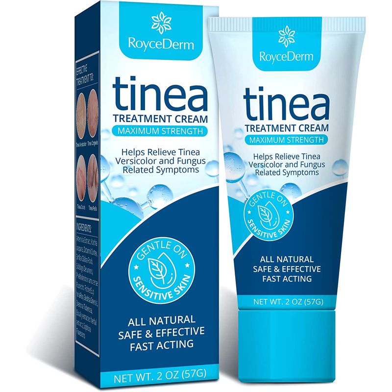 Tinea Versicolor Treatment, Antifungal Cream for Tinea Versicolor & Pedis, All-natural Athletes F...