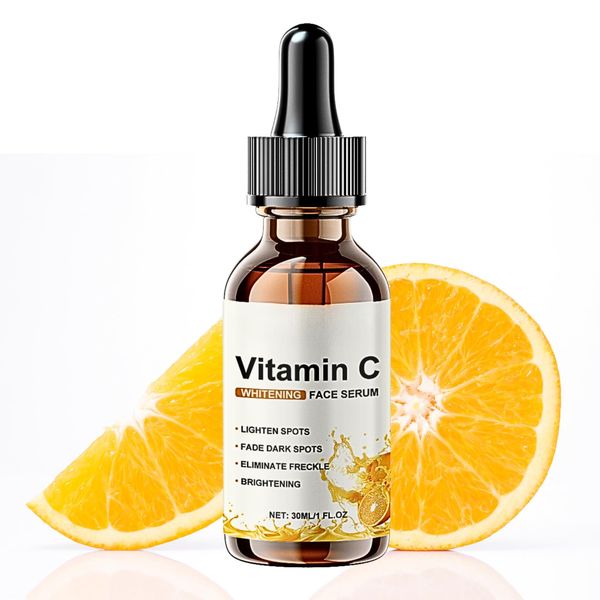 Vitamin C Face Serum, Vitamin C Serum for Face, Face Moisturizer for Women, Vitamin C Brightening Serum, Anti Wrinkle Serum, Hydrating Serum, Dark Spot Remover, Glowing Skin, Elasticity