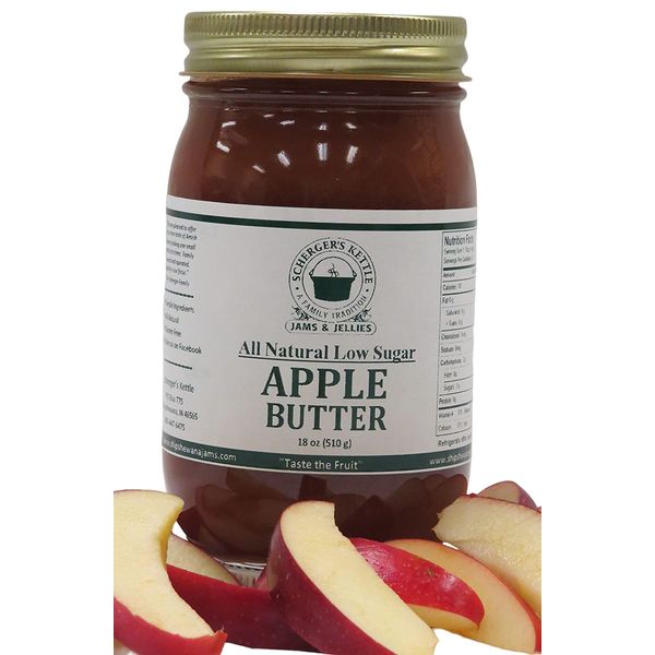 Apple Butter, All Natural/Low Sugar, 18 oz