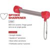 Lansky LTRSP Spyder Sharpener Matches Spyderco Serrations Versatile Ceramic
