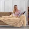 Tuddrom Decorative Extra Soft Faux Fur Blanket Queen Size 80" x 90",Solid Rev...