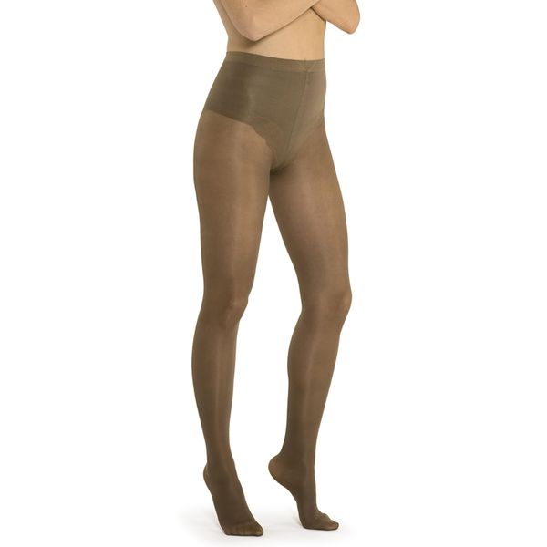 Naomi 140 Compression Support Tights with Lace Panty Sabbia 2-M