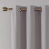 Thermal Thick Blackout Curtains Ring top Eyelet Pair Energy Saving (Silver, 66 * 54)