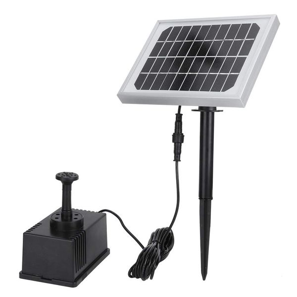 Fountain Pump, Solar Water Pump, Energy Saving, Pond Pump, 1.8 W, 9 V, Solar Water Pump, Watering Kit, Garden, Fish Pond, Garden, Pool, Underwater Production, Ornamental Accessories