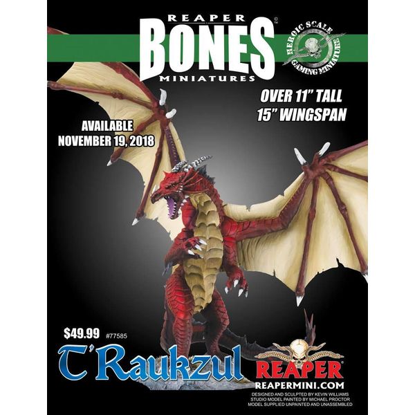 Bones: T'Raukzul: Heroic Scale Dragon