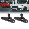 X AUTOHAUX 2pcs 10mm Auto Ball Studs Mounting Brackets for Gas Struts Shocks