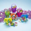 Mini Bright Plastic Pails - 12 Pails
