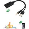 Wireless Bluetooth AUX Audio Receiver Adapter Car Universal Cable Music Player