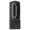 Flat 90-Degree (Right) HDMI Adapter, Male/Female