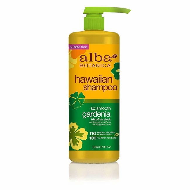 Alba Botanica Go Smooth Gardenia Hawaiian Shampoo, 32-Ounce