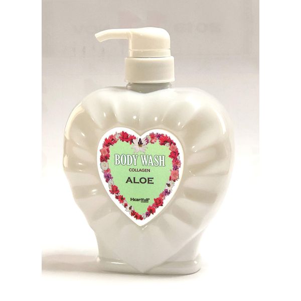 Heart Full Cosmetics Aloe Body Wash, 23.7 fl oz (700 ml)