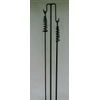 Wood Stove/Fireplace Ember Rake 36" & Ground Post, Made by Blacksmith