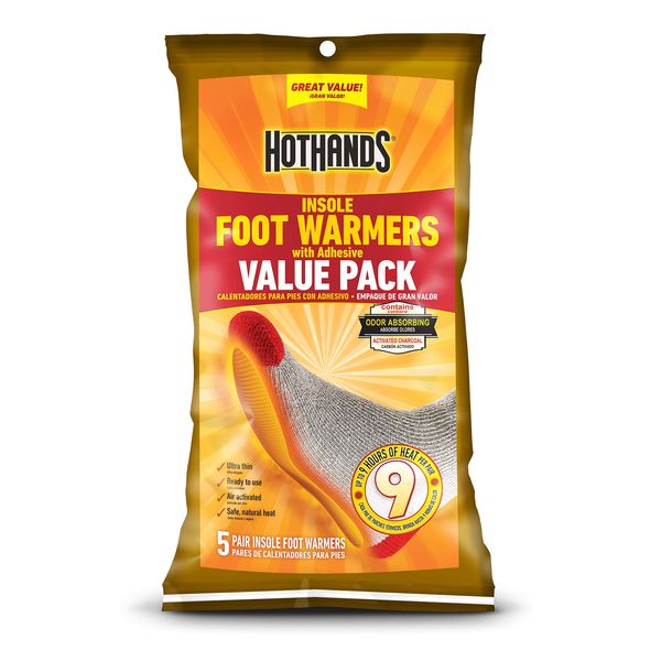 Hothands Insole Foot Warmer 50 Pair Value Pack