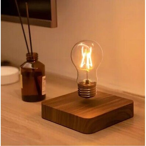 Magnetic Levitation Lamp Creativity Floating Glass LED Bulb Home Office Desk Dec