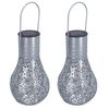 AB Tools Damasque Style Solar Panel Garden Light lamp Patio Lighting Silhouette 1pc