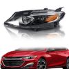 Fit For Chevy Malibu 2019-2020 Headlight Assembly Set Driver Side Chrome Housing