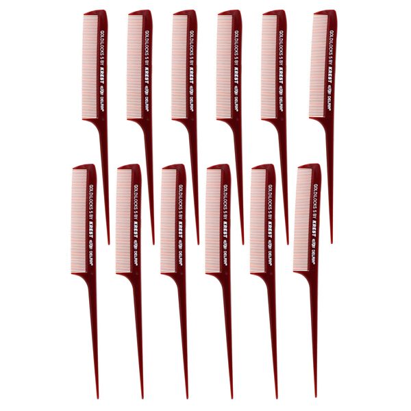Krest Goldilocks #g5 8-1/2" Rattail Comb Extra-fine Tooth